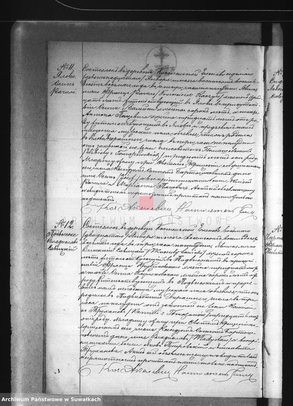 image.from.unit.number "Dublikat R.K. Parafji Jeleniewo 1888 r."