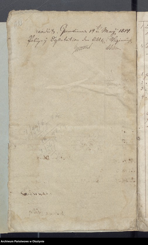 image.from.unit.number "Jahr Armen Cassen Rechnung der Widminnschen Kirche"