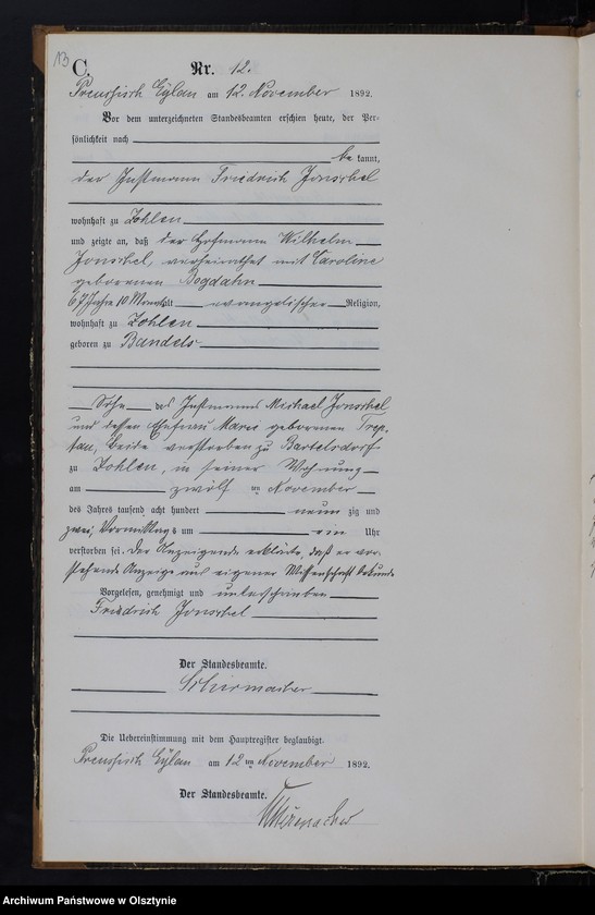 image.from.unit.number "Sterbe-Neben-Register Nr 1 - 17"