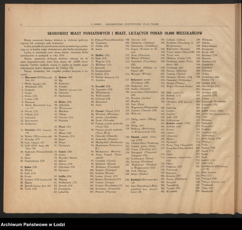 Obraz 7 z jednostki "Geograficzno-statystyczny atlas Polski, wydanie II, Lwów-Warszawa 1921"