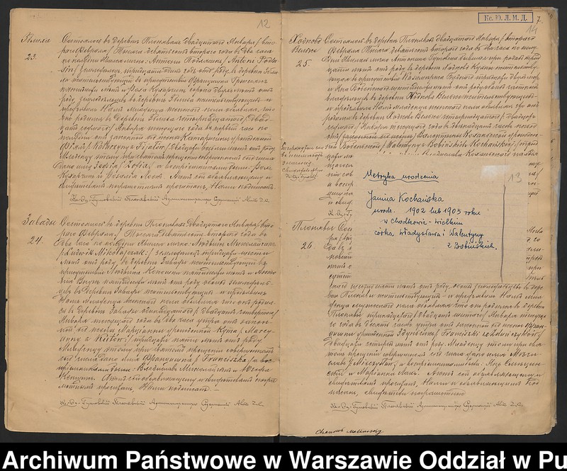 image.from.unit.number "Akta urodzeń, małżeństw, zgonów"