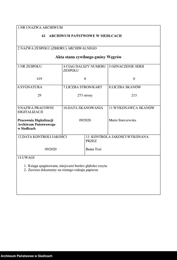 image.from.unit.number "Dowody do akt małżeństw"