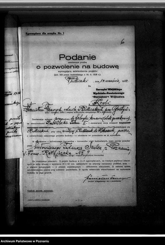 Obraz 10 z jednostki "Zatwierdzenie zakładu przemysłowego /rozbudowa fabryki konserw/ St. Fenrycha w Pudliszkach pow. gostyński"