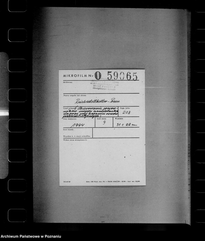 Obraz 2 z jednostki "Skierowywanie pracowników urzędu namiestnika do prac przy kopaniu rowów przeciwczołgowych"