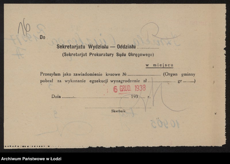 Obraz 18 z jednostki "Izrael Ginzberg- drobna sprzedaż towarów bawełnianych"