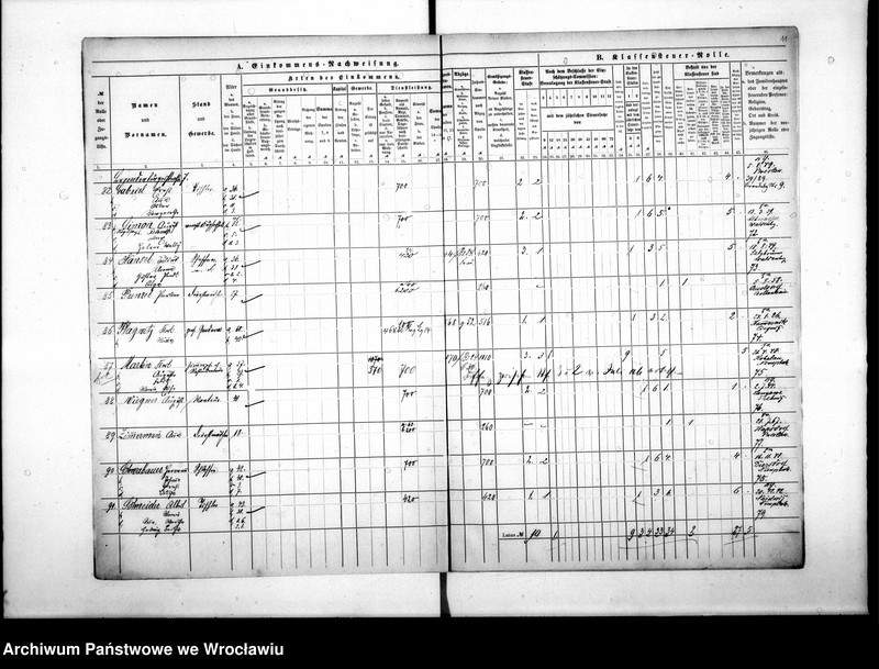 image.from.unit.number "Klassensteuerrolle nebst Eikommens - Nachweisung"