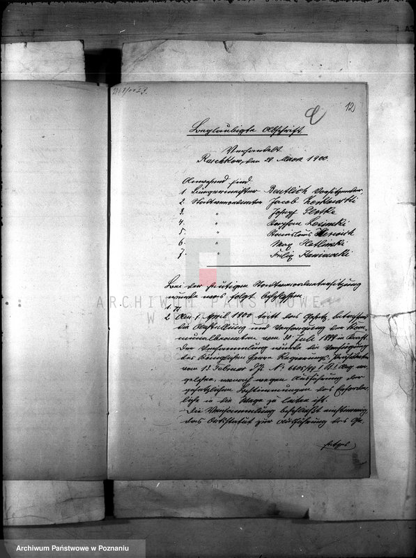 image.from.unit.number "Die Austellung und Versongung der Kommunalbeamten auf Grund des Gesetzes vom 30 Juli 1899 r. /Raszków/"