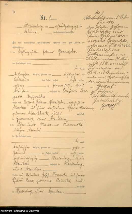 image.from.unit.number "Heiraths-Haupt-Register Nr 1 - 23"