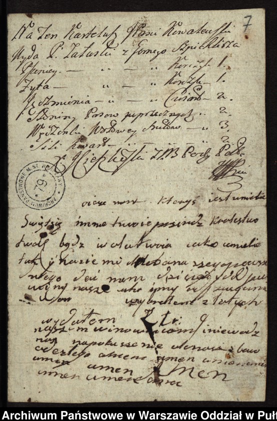 image.from.unit.number "Różne rachunki gospodarcze folwarku szczepankowskiego"