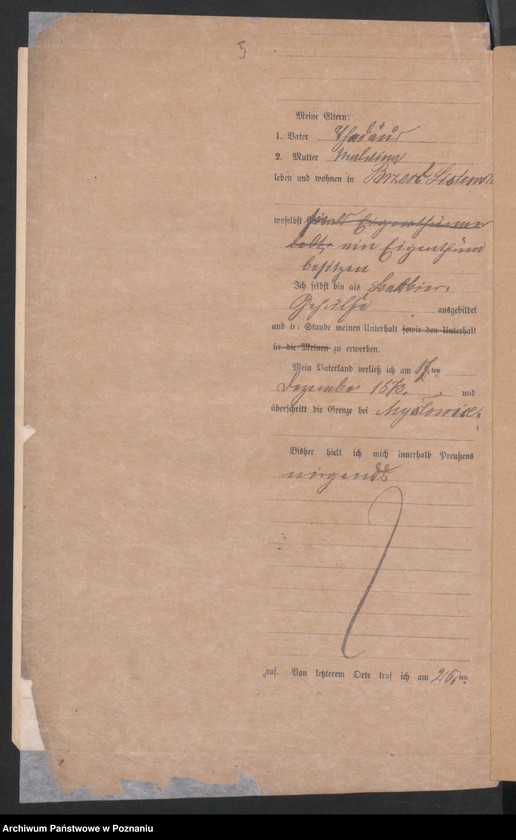 Obraz 9 z jednostki "A. betr. Überläufer Litt. A - Z"