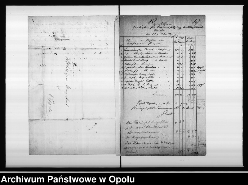 Obraz 7 z jednostki "Acta des Magistrats zu Oppeln betreffend die kleine Brücke im Wege nach dem Domainen Vorwerk Oberschale"