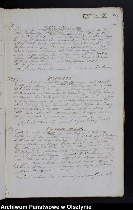 image.from.unit.number "Duplikat Aktów Urodzenia, Zaślubień, Zeńścia na Rok 1844 z Parafii Grzebskiej"