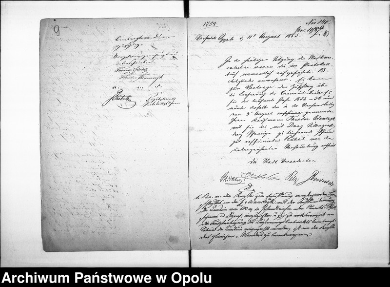 Obraz 9 z jednostki "Acta des Magistrats zu Oppeln betreffend: die Strassen-Beleuchtung und Verdingung der Oellieferung. de Anno 1853"