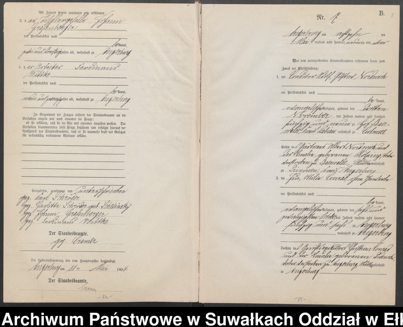 image.from.unit.number "Heiraths-Neben-Register des Preussischen Standes-Amtes Angerburg Kreis Angerburg"