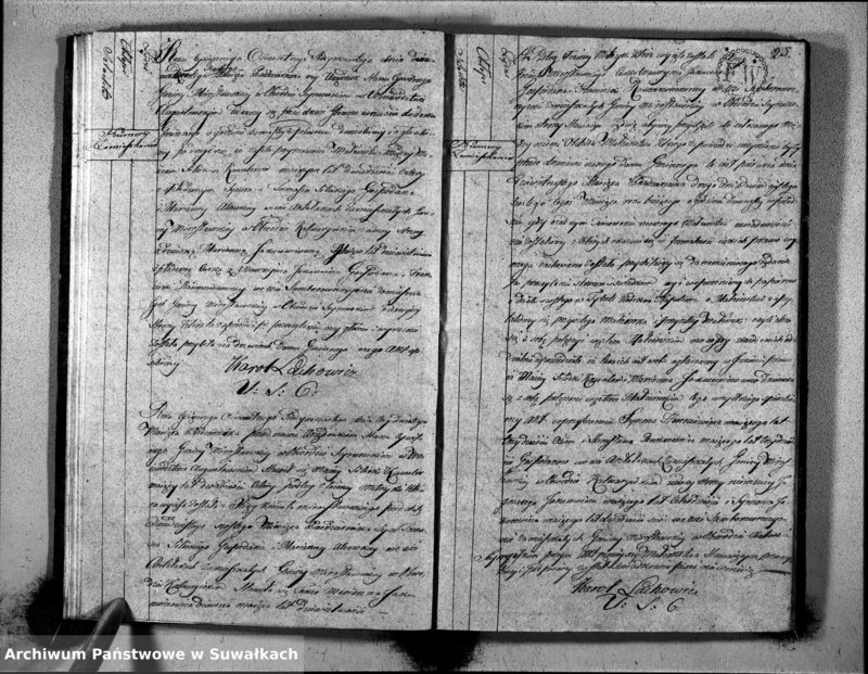 image.from.unit.number "Akta Zaszlubionych Gminy Mirosławskiey Na rok 1817"