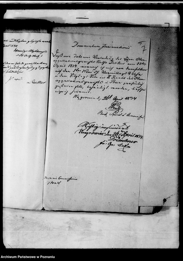 Obraz 11 z jednostki "Akta in Denuntiationssachen wider den Oekonomiekommissarius Wendt zu Wągrowiec."