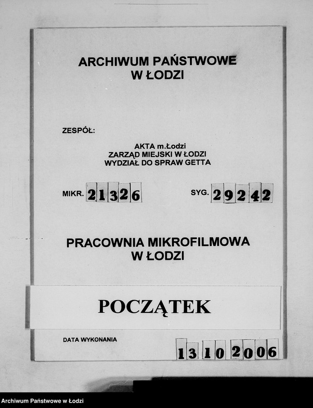 Obraz 1 z jednostki "Jahresberichte [z działalności wydziałów G.V.za 1941r.]"