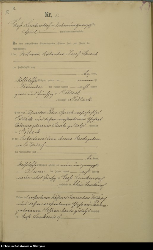 image.from.unit.number "Heiraths-Haupt-Register Nr 1 - 18"