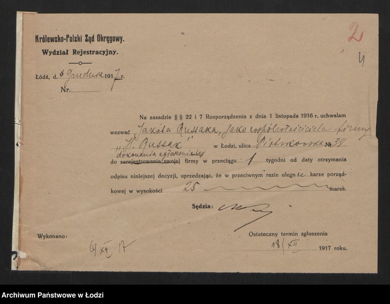 Obraz 6 z jednostki "Hersz Russak- skład zegarów"