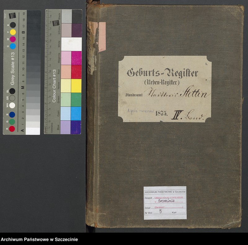 Obraz 4 z jednostki "Geburts-Register (Neben-Register) Band IV"