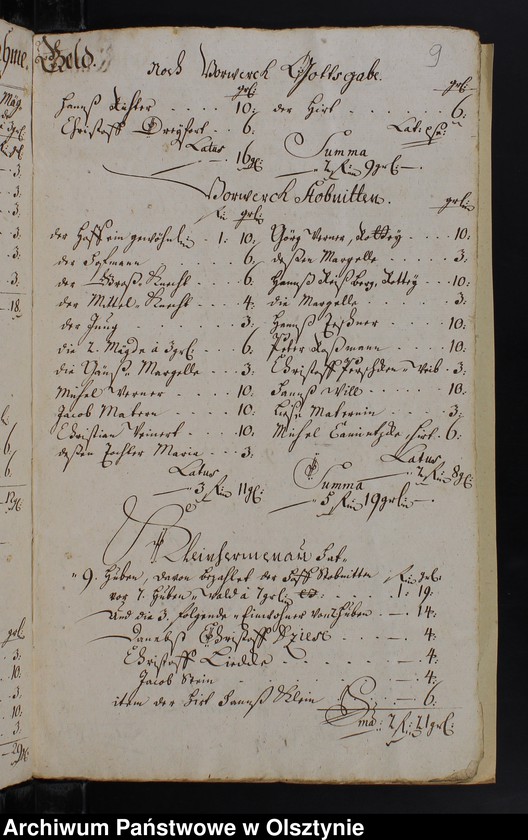 image.from.unit.number "Jahr Rechnung der Silberbachschen Kirchen"