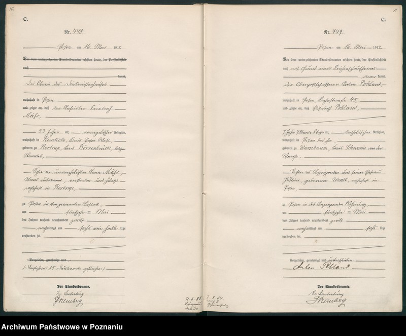 Obraz 8 z jednostki "Księga miejscowa zgonów tom II [Rejestr główny zgonów]"