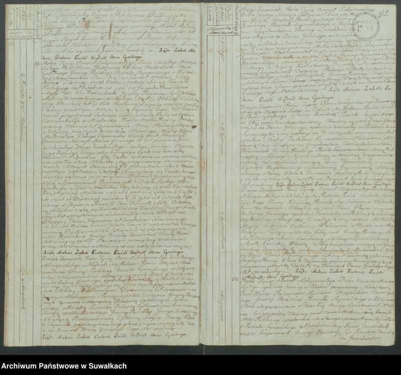 image.from.unit.number "Akta małżeńskie gminy puńskiey od 1-go stycznia do dnia ostatniego grudnia 1817 roku."