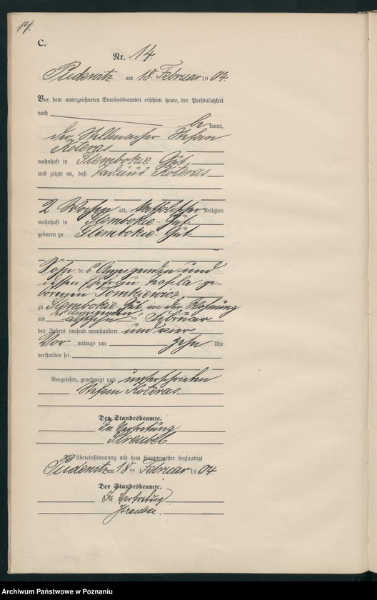Obraz 17 z jednostki "Zgony"