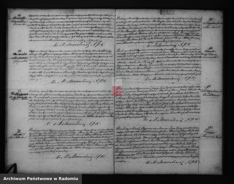 Obraz 14 z jednostki "[Akta Stanu Cywilnego wyznania rzymsko - katolickiego parafii] Kowala 1867 rok"