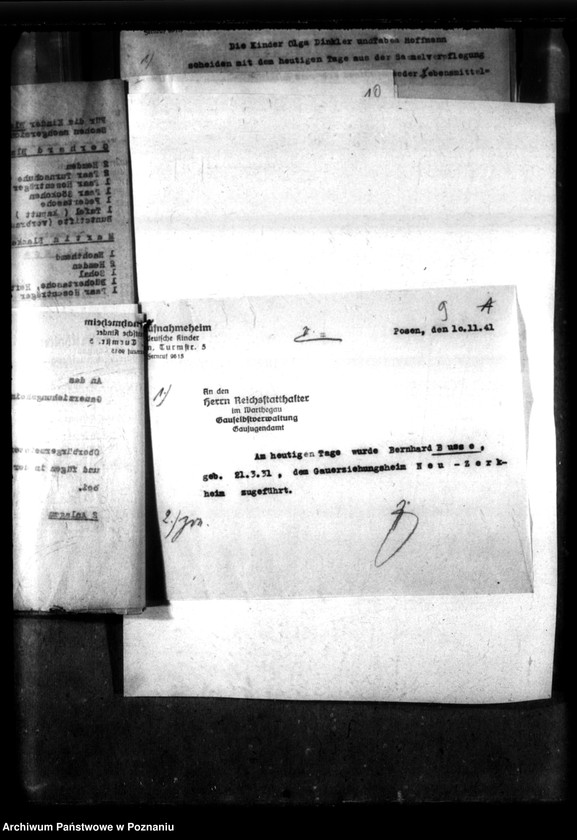 Obraz 13 z jednostki "Ehemalige Heimkinder von 1941 bis 30 V 1942, A-R. [Przyjęcia i przekazania dzieci, litera A-R]."