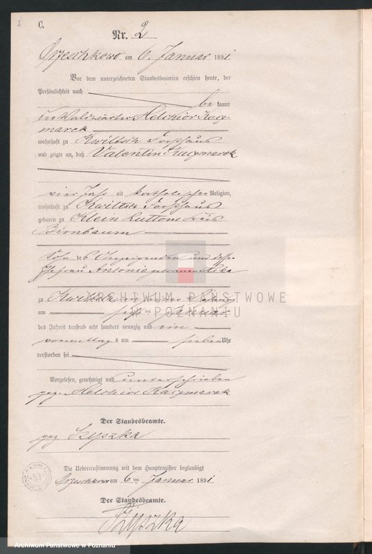 Obraz 5 z jednostki "Księga zgonów"