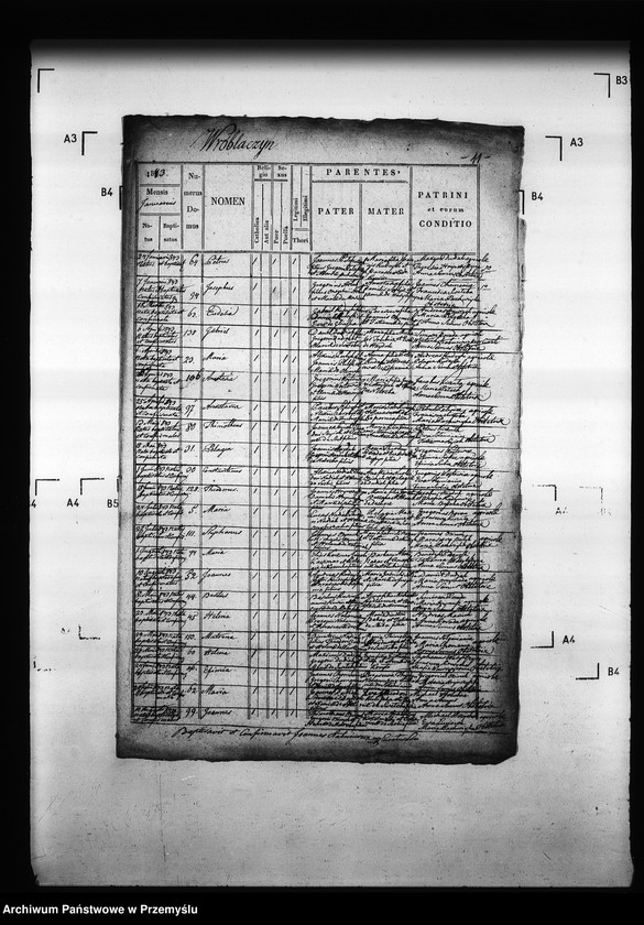 image.from.unit.number "[Kopie ksiąg metrykalnych parafii Wróblaczyn z filią Wola Wróblaczyńska (dekanat Niemirów)]"