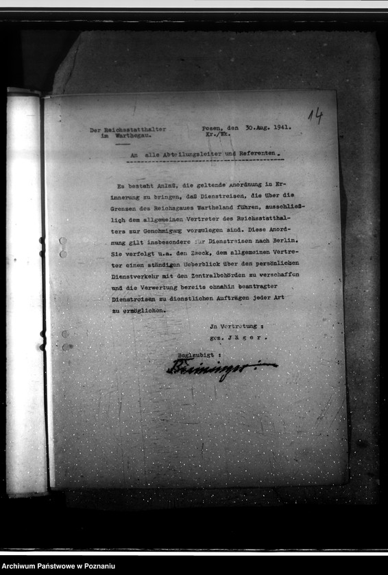 Obraz 19 z jednostki "Dienstreisen - allgemein"