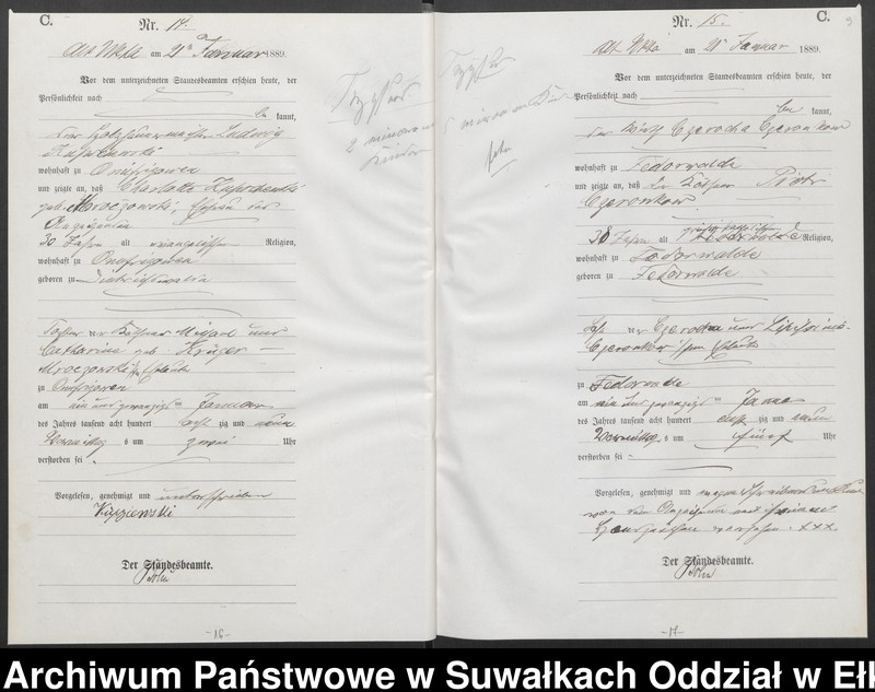 image.from.unit.number "Sterbe-Haupt-Register des Königlichen Preussischen Standes-Amtes Ukta Kreis Sensburg"