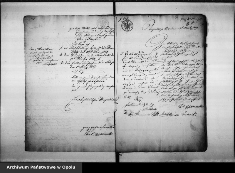 Obraz 12 z jednostki "Acta von Annahme und Vereidung der neuen Bürger bei der Stadt Oppeln"