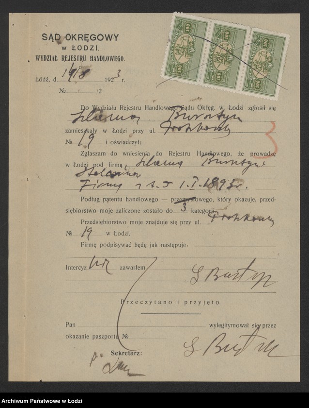 Obraz 5 z jednostki "Szlama Bursztyn – stolarnia"