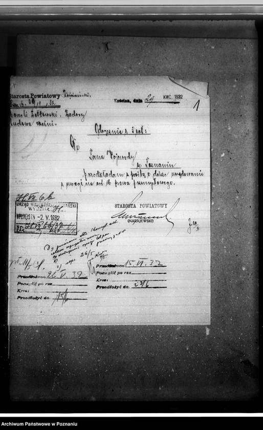 Obraz 5 z jednostki "Zatwierdzenie projektu zakładu przemysłowego nr 523 / rzeźni/ własność Marcelego Żółtowskiego w Zadorach /pow. kościański/"