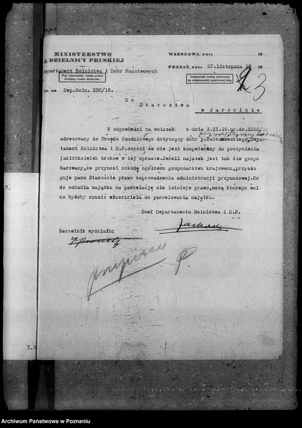 Obraz 7 z jednostki "Administracja majątków - generalia"