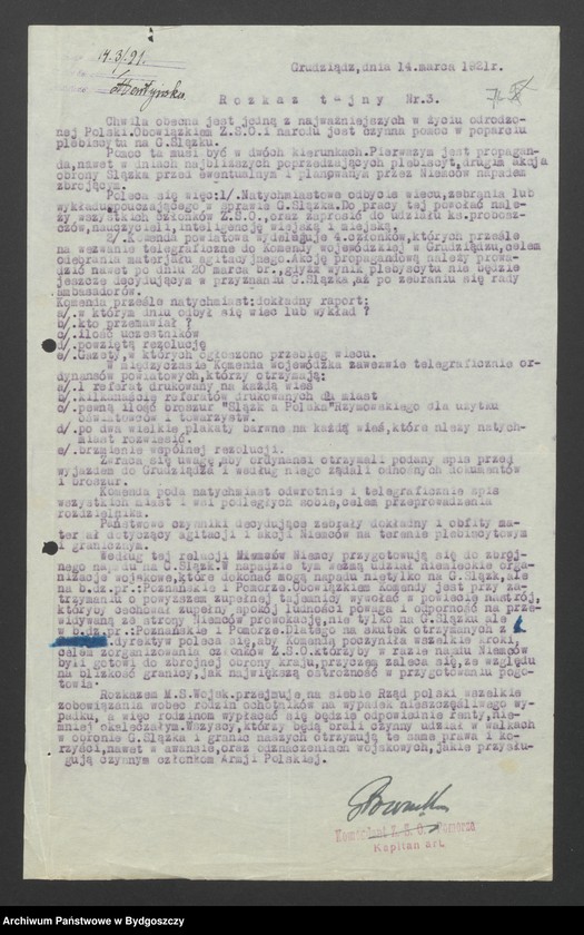 image.from.unit.number "Rozkazy tajne Komendy Głównej Zachodniej Straży Obywatelskiej w Poznaniu"