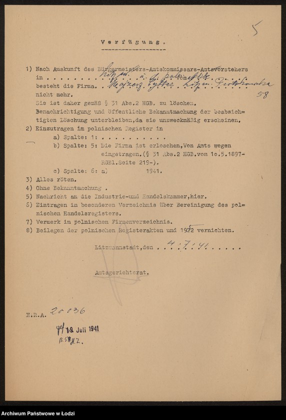 Obraz 7 z jednostki "Mojżesz Cytter- wyrób towarów pluszowych"