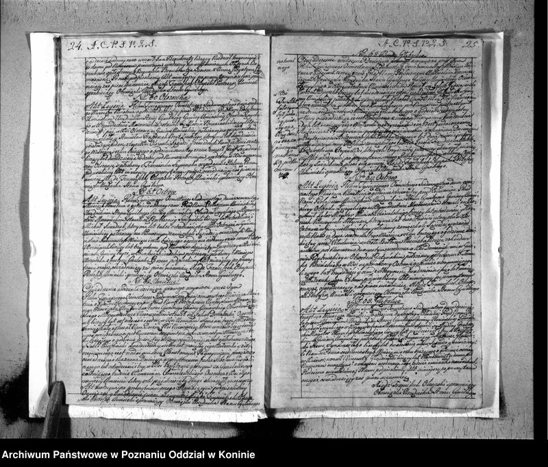 Obraz 15 z jednostki "Akta urodzonych, zaślubionych, zmarłych"