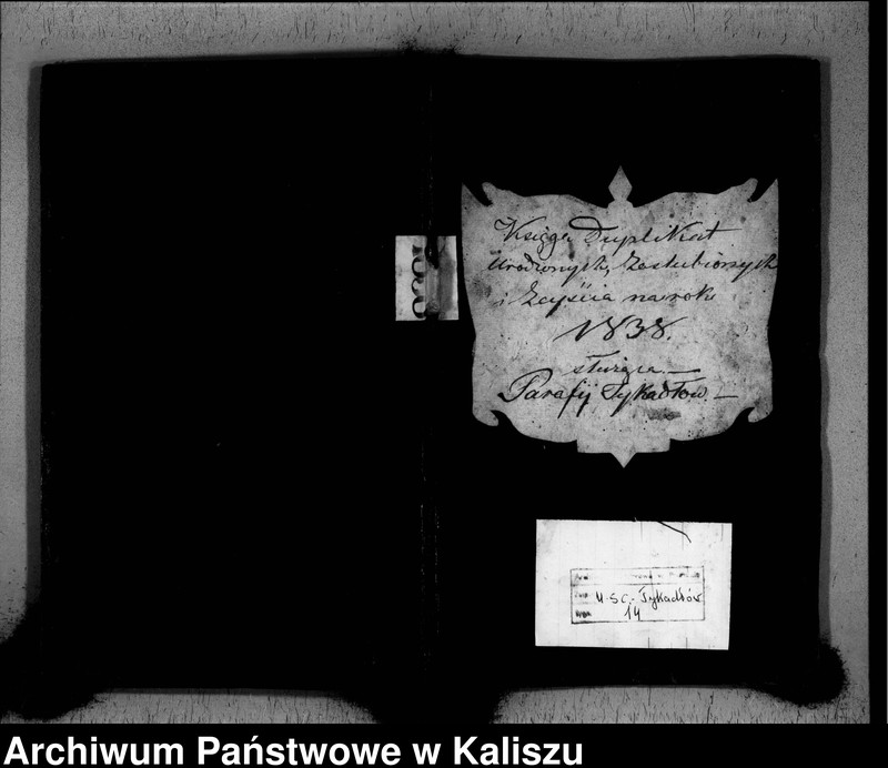 image.from.unit.number "Księga duplikat urodzonych, zaślubionych i zejścia"