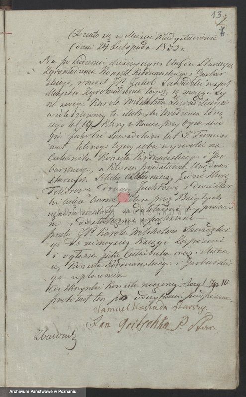 image.from.unit.number "Księga czeladników zgromadzenia kunstu korduainskiego i garbarskiego w mieście Władysławowie"