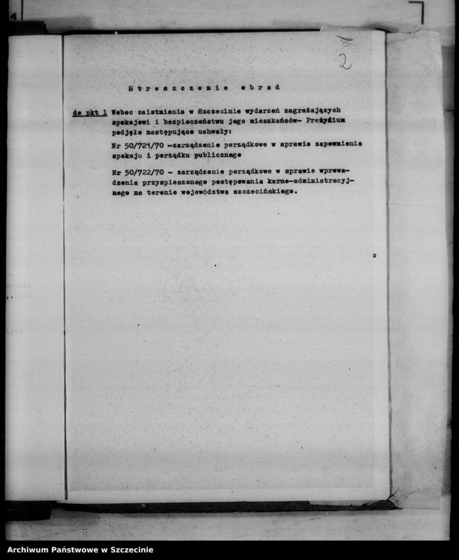 image.from.unit.number "Protokoły posiedzeń Prezydium Wojewódzkiej Rady Narodowej  nr 50-53, miesiąc grudzień"