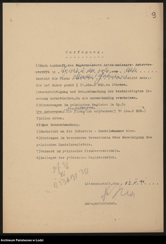 Obraz 11 z jednostki "Mordka Jakubowicz- tkalnia mechaniczna w Zgierzu"