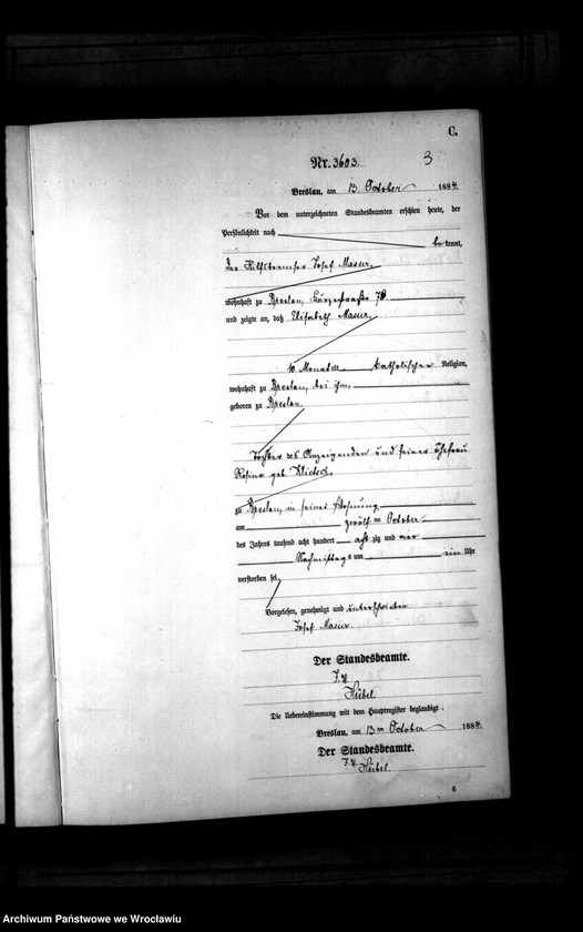 image.from.unit.number "Sterbe-Haupt-Register Breslau II 1884 Band 10"