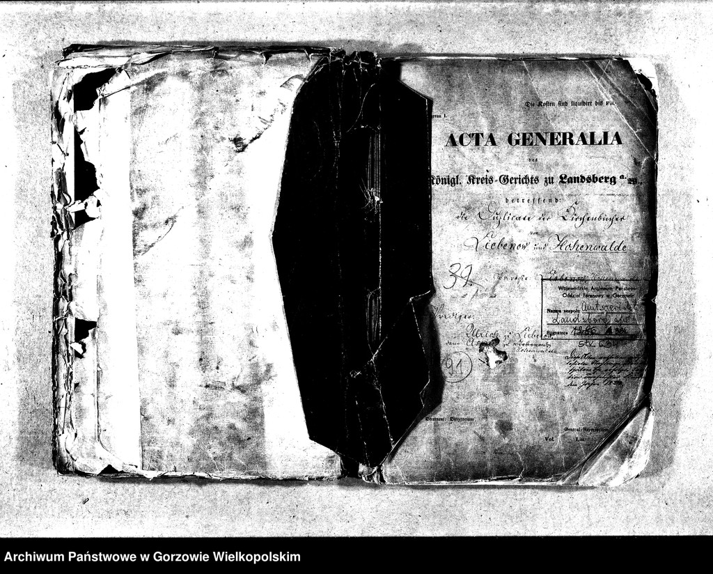 image.from.unit.number "Duplikate der Kirchenbücher von der Parochie Hohenwalde: Hohenwalde (Wysoka), Liebenow (Lubno)"