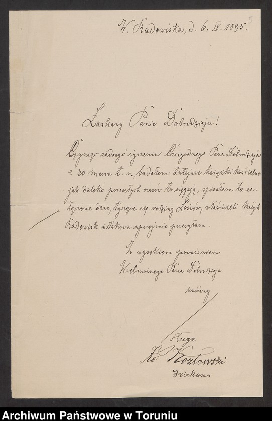 image.from.unit.number "[Michał Leon Sczaniecki i Bogusława z Kruszyńskich - korespondencja II. Korespondencja dot. dziejów rodu Łosiów w Prusach, spadków po J. Jeżewskim, A. Kalksteinie, B. Klepaczewskim, E. Wilkxyckiej]"