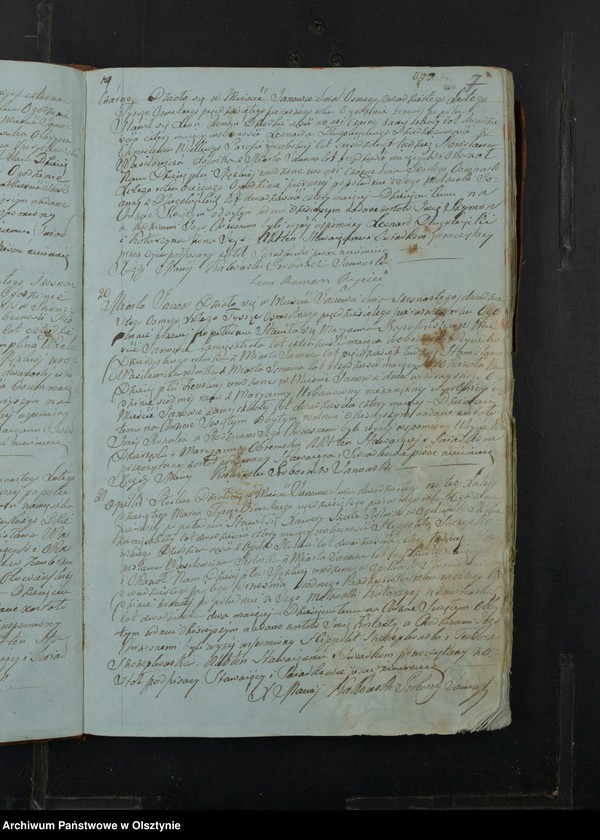 image.from.unit.number "Akta Urodzenia, Małżeństw, Zeyścia Parafii Janowo Powiatu Przasnyskiego Gubernij Płockiej z Roku 1851"