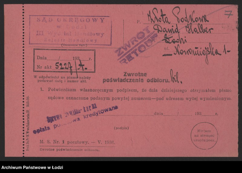 Obraz 9 z jednostki "„Złota podkowa” – Dawid Halber – sprzedaż galanterii"